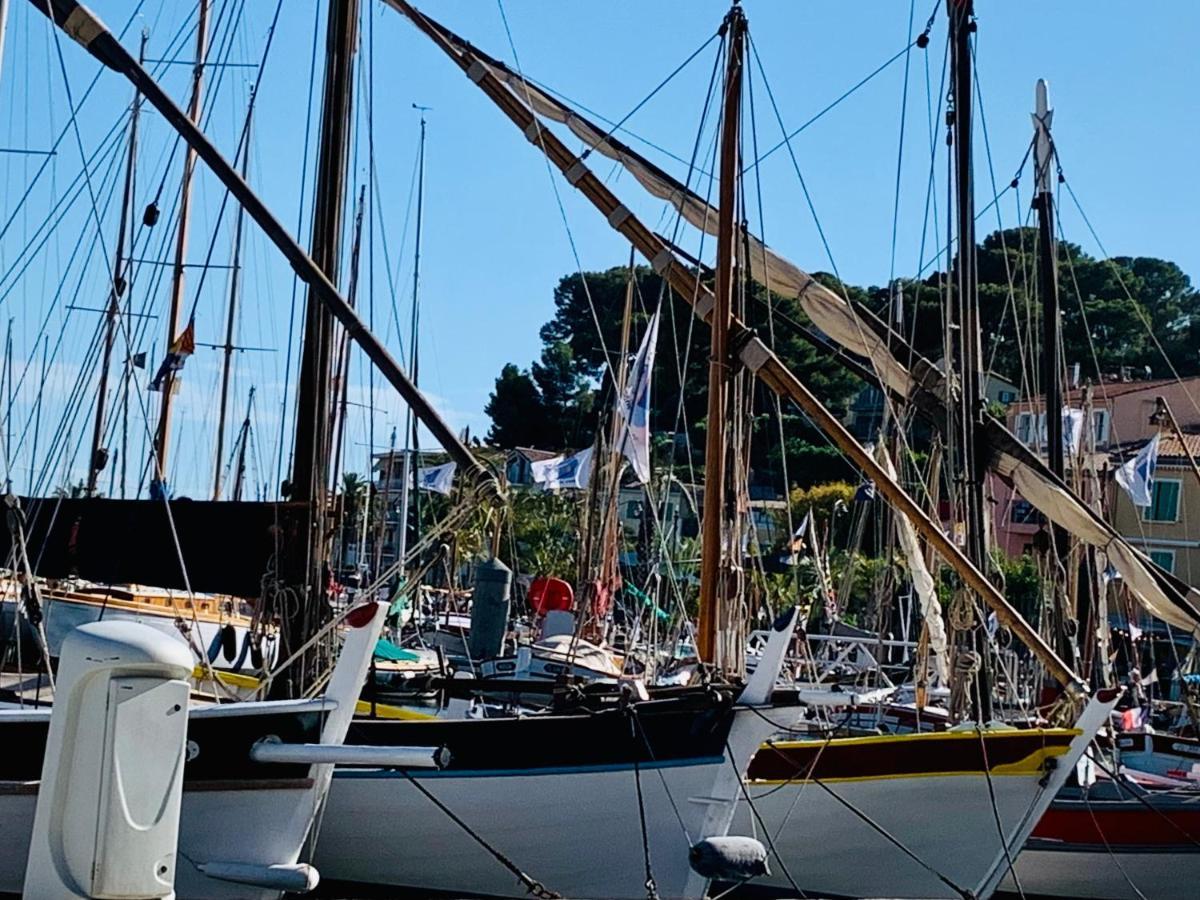 Les Toits De Sanary Et La Mer Esterno foto